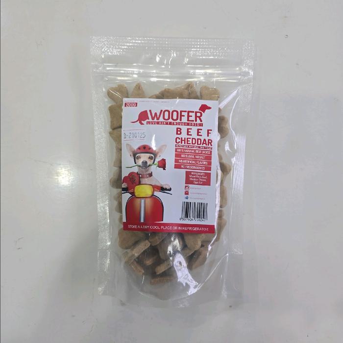 Gambar WOOFER/ BEEF CHEDDAR/ DOG TREATS/ 250 GRAM dari Petlove Center Kota Administrasi Jakarta Selatan Tokopedia
