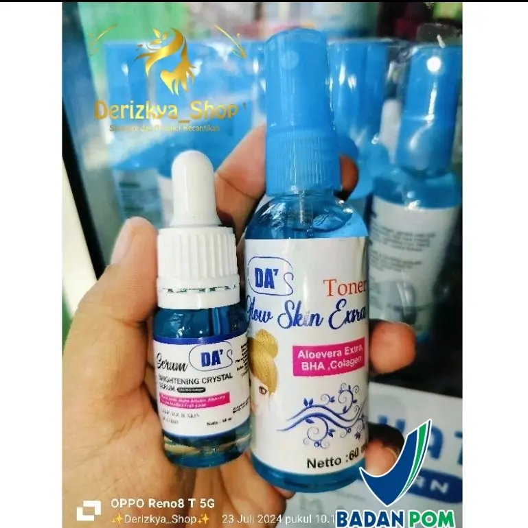 Toner dan Serum Da's Original bisa C0D 0
