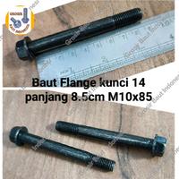 Gambar Flange bolt m10x85 / baut flange m 10x85 (paket 4pcs) dari grosir baut Indonesia Kota Bekasi 1 Tokopedia