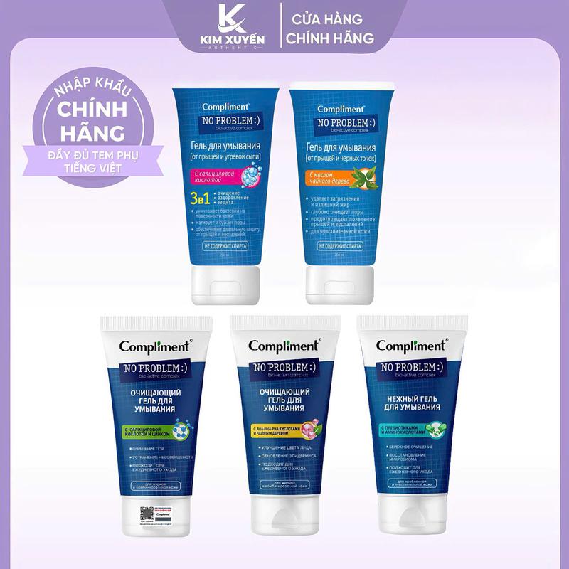 Sữa rửa mặt COMPLIMENT No Problem 200ML