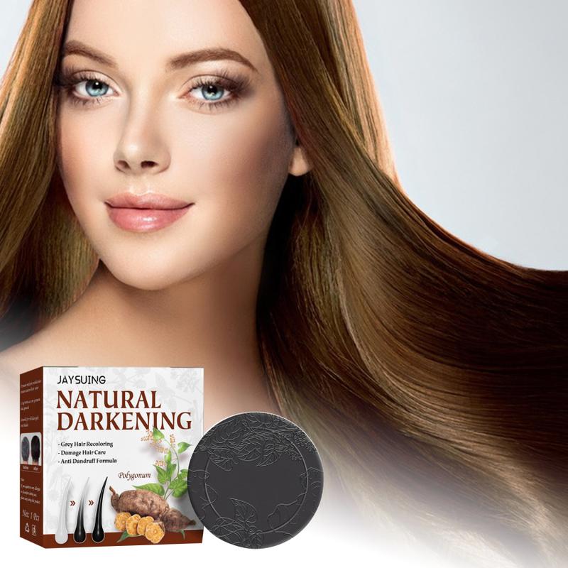 Product Introduction of Syampu rambut berkhasiat, sabun polygonum, bar syampu menggelapkan rambut, Pembersihan rambut organik semulajadi, sabun penjagaan rambut buatan tangan 5