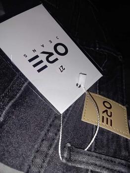 Product Review of ORE - CZ 930 Size 27-34 - Highwaist Strecht Cutbray Jeans Vintage Black Washed Slim-fitting Celana Kaki from r**h 1