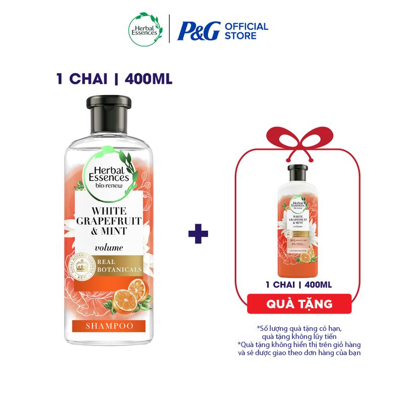 [Mua 1 tặng 1] Dầu Gội HERBAL ESSENCES Chai 400ML Tặng Dầu Xả HERBAL ESSENCES Chai 400ML