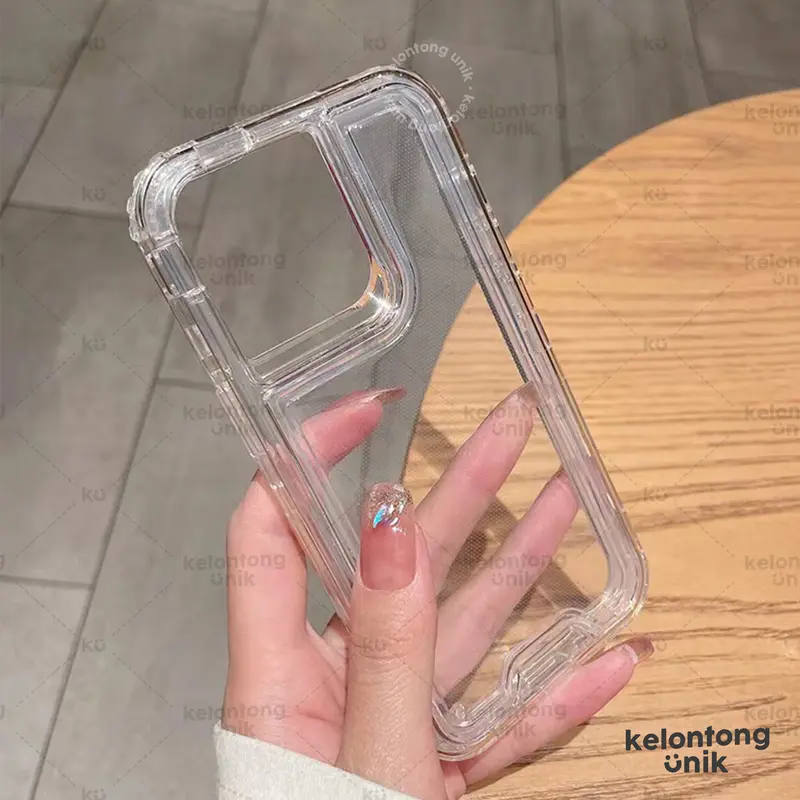 KELONTONG UNIK | 3 in 1 Hyper Protection Military Grade Case - Softcase/ Casing HP for iPhone X XS XR XSMAX 11 12 13 14 15 16 MINI PRO PROMAX PLUS Aksesoris Telepon ,CIOM 3
