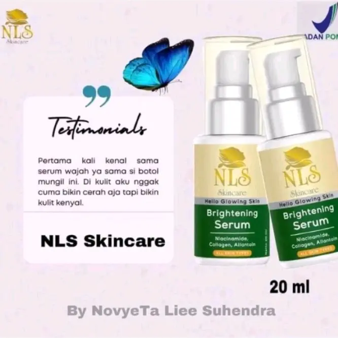 Serum Brightening NLS Skincare With Niacinamide 20 ml Original 1