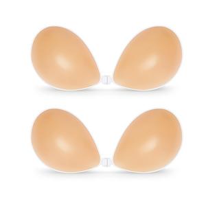 Spice Girl Invisible Flagship Store Sujetador de Viscosa Invisible Sin Espalda Beige Clásico de 2 Pzas para Mujer Sin Tirantes Reunido