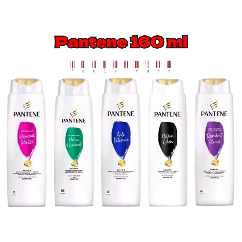 Pantene sampo pro -v perawatan rambut tersedia all variant 160ml Shampoo Conditioner Haircare Ketombe Penghitam Rontok Lepek Membersihkan 0