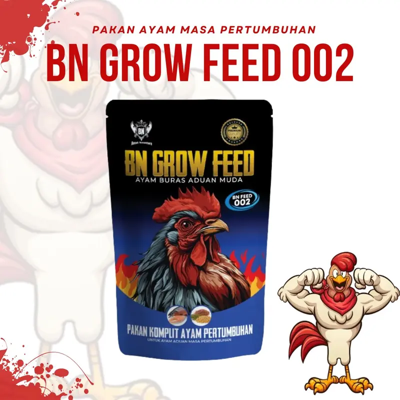 Grow Feed 002 Pakan Untuk Ayam Aduan Muda Umur 3 Bulan Keatas Untuk Memenuhi Kebutuhan Gizi Membentuk Postur Tubuh Otot Memperkuat Daya Tahan Tubuh Memaksimalkan Pertumbuhan. 1