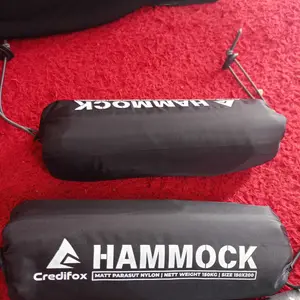 CREDIFOX Hammock Single Ayunan Camping Ukuran 150cm X 200cm - Ayunan Gantung Outdoor - Hamok Ayunan Gunung