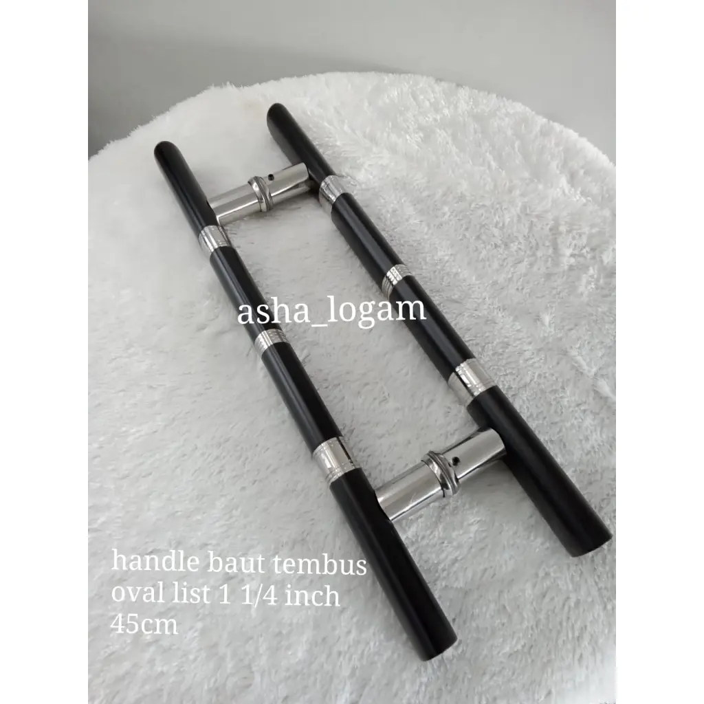 handle stainless baut tembus gagang pintu tarikan pintu 35cm 45 cm 60cm