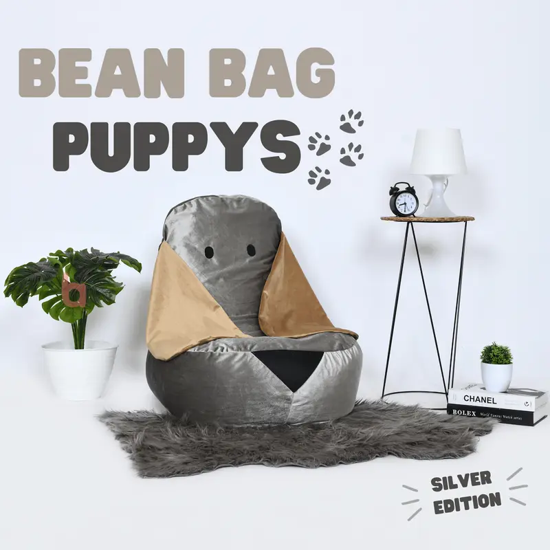 Sofa Karakter Bean Bag Puppys Bahan Legacy Beludru Siap Pakai - Furniture 0
