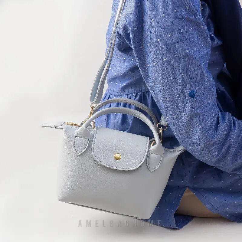 Inara Bags - Tas Selempang Wanita Terbaru Model Minimalis Manis Slingbag Cewek - Bahan Sintetis Import 6