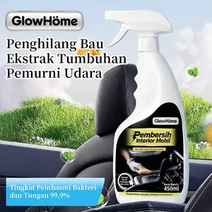 [PROMO] GLOW HOME Auto Interior Cleaner - Pembersih Jok Mobil, Plafon, Doortrim & Karpet. Busa Super Tanpa Bilas! Mengkilapkan Dashboard, Rawat Kulit, Anti Retak & Wangi Segar