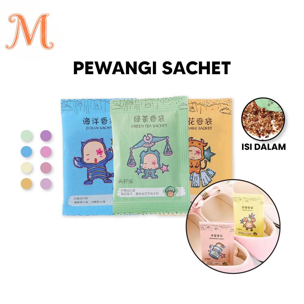 Pengharum Ruangan Sachet Pewangi Ruangan Aromaterapi / Parfum Ruangan Saset Mini Pewangi Lemari Pakaian / Pewangi Mobil / Pewangi Mini Ruangan MivenaShop C835 - BIRU OCWAN
