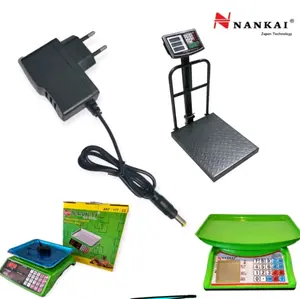 Original Charger Casan Timbangan 40kg dan 100kg NANKAI / Adaptor Charger Timbangan Digital AdaLampu Led  ready stok