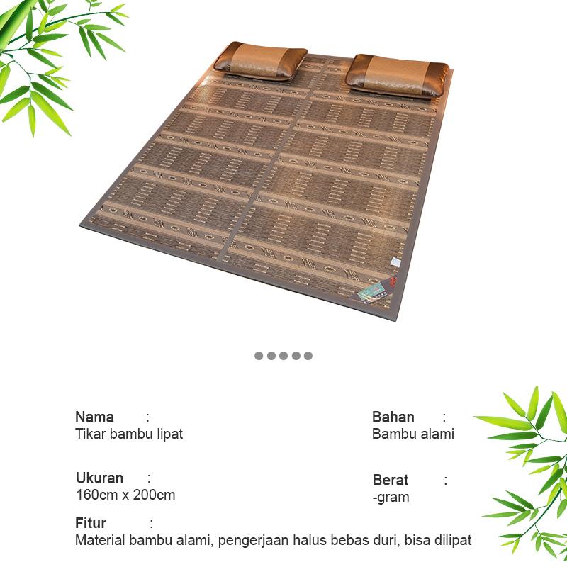 IDOHOUSE Tikar Bambu Lipat Premium Bambu Alami Tidak Mudah Patah Matras Pelindung Kasur Anti Panas Alas Penyejuk Dekorasi Kamar X2A2/X2B2/X2C2 IDOHOUSE Tikar Bambu Lipat Premium Bambu Alami Tidak Mudah Patah Matras Pelindung Kasur Anti Panas Alas Penyejuk Dekorasi Kamar X2A2/X2B2/X2C2