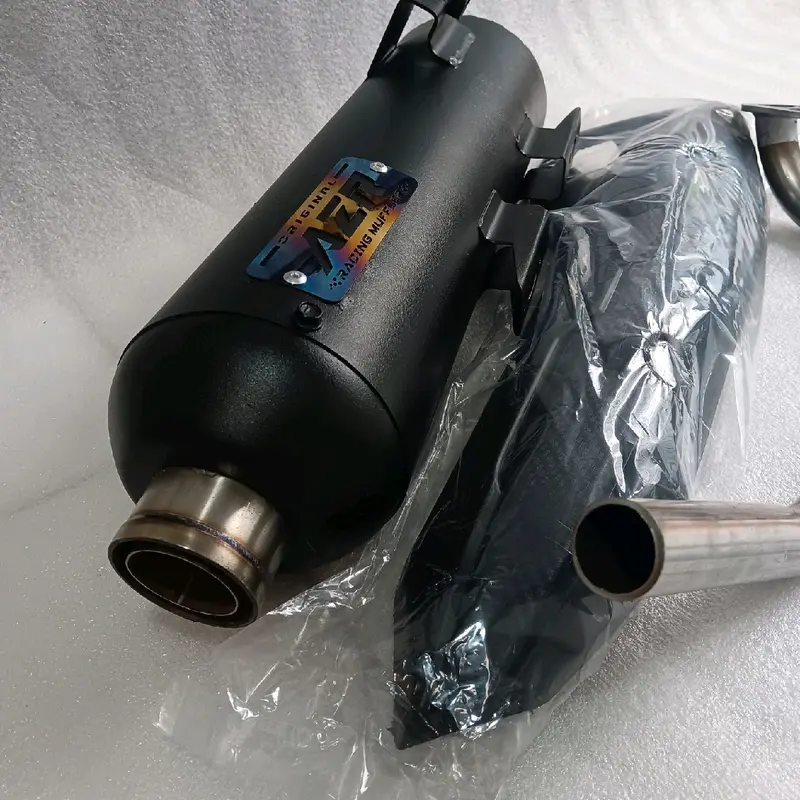 Knalpot Copy Cms Moncong SHIJIRO Original AZR Fullsistem Motor Vario Beat Scoopy Mio Nmax Pcx dll suara ngebas nggerung Motorcycle brong Foto Kamera Kendaraan Tabung 5