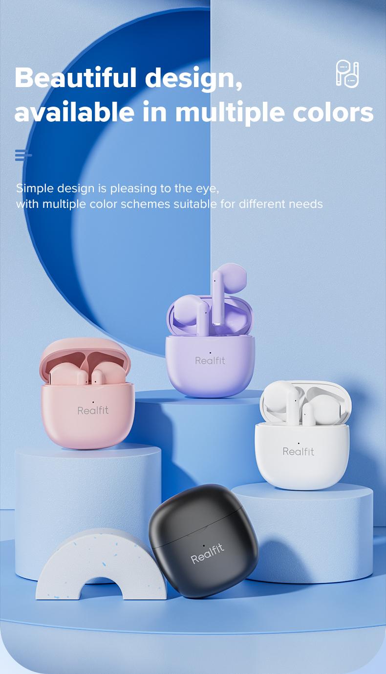 Product Introduction of Realfit F1   True Wireless Bluetooth 5.3 Earbuds Playtime 24 Jam HIFI 31