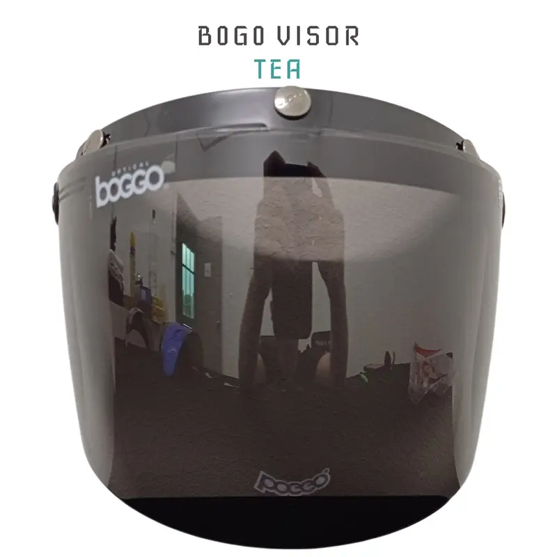 BOGGO VISOR BUTTON SMOKE CLEAR BLACK BLUE MHR MS88 APOLLO SGV