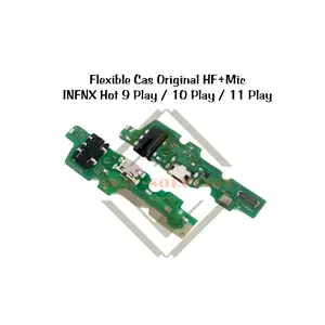 INFNX HOT 9 PLAY / 10 PLAY / 11 PLAY - FLEXIBLE CONNECTOR ORIGINAL FLEKSIBEL CHARGER BOARD PCB PAPAN CAS KONEKTOR HF + MIC