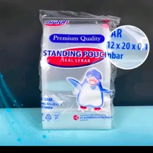 BluTop Standing Pouch Premium Quality 16x24 16x32 20x29 9x15 10x17 12x20 14x22 Seal Lebar