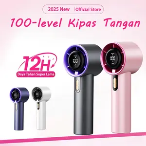 COD Kipas Angin Mini Turbo Brushless Pendingin Cepat 100 Tingkat Angin Super Kencang