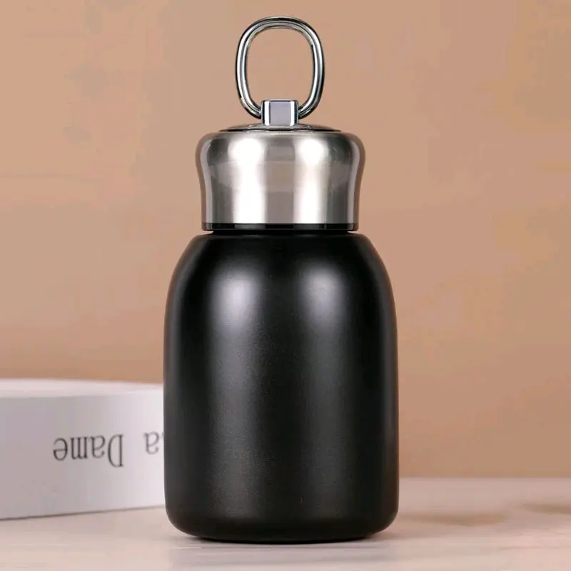 RAZZUM Botol Minum Termos Air Panas Dingin Insulation Bottle 280ml - XPD300 - Black 1