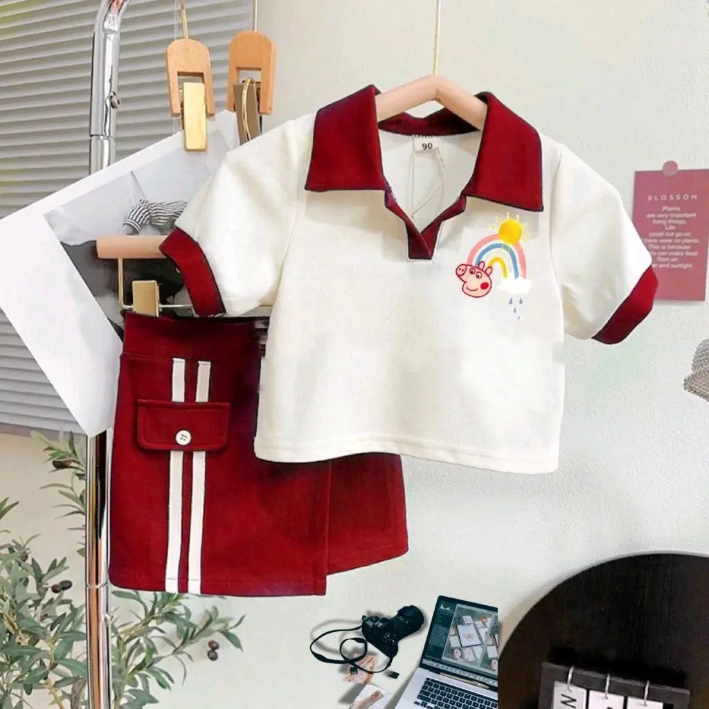 setelan baju dan rok anak perempuan stelan