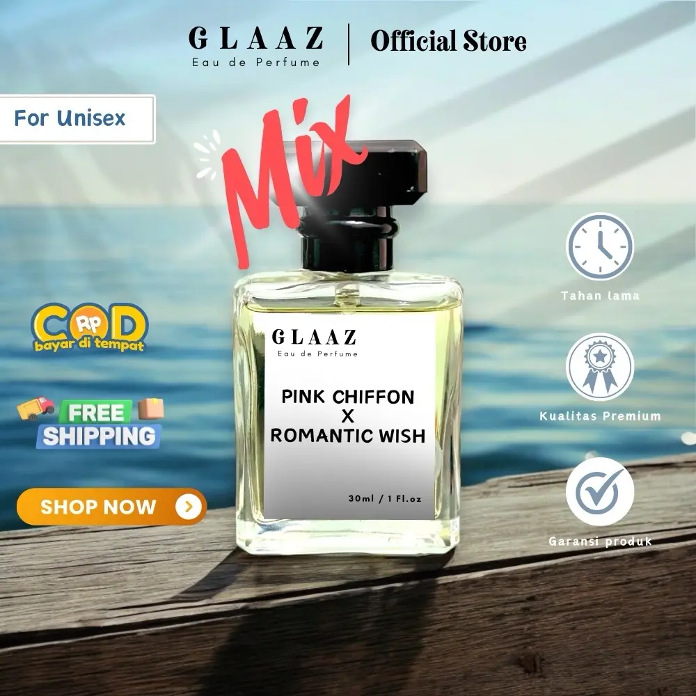 Glaaz Parfum - Pink Chiffon X Romantic Wish - Parfum Unisex