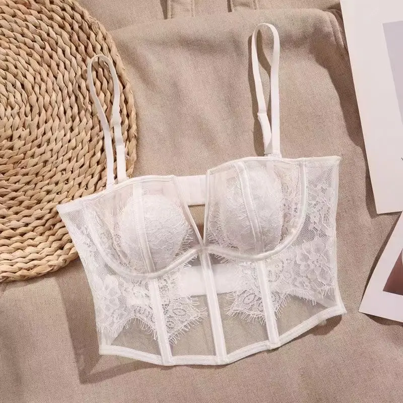 Áo Ngực Ren Thời Trang Pháp, Đồ Lót Gợi Cảm, Gọng Mỏng Và Mềm, Vỏ Áo Ngực Đẩy Lên, Thu Thập Vòng Hỗ Trợ 1