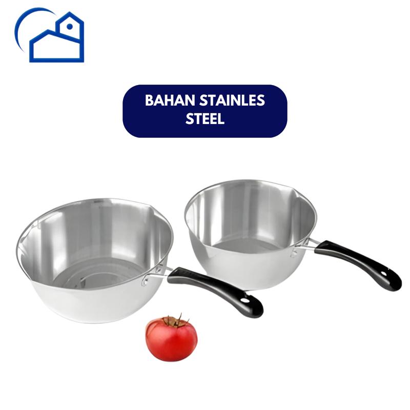 Panci Susu Milk Pot 18cm / 20cm panci susu Stainless Steel Milk Pan Kuah Mie Multifungsi 2
