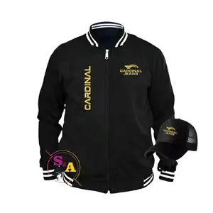 GRATIS TOPI..!!!! JAKET VARSITY CARDINAL KIRKAN LOGO GOLD Jaket Baseball Pria-Wanita