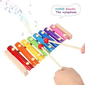 Mainan anak Kolintang Alat Musik Anak / Mainan Kolintang Musik Bayi / Mainan Anak Xylophone Kayu Musik Basic Kayu Edukasi Sensori Montessori Belajar Toys