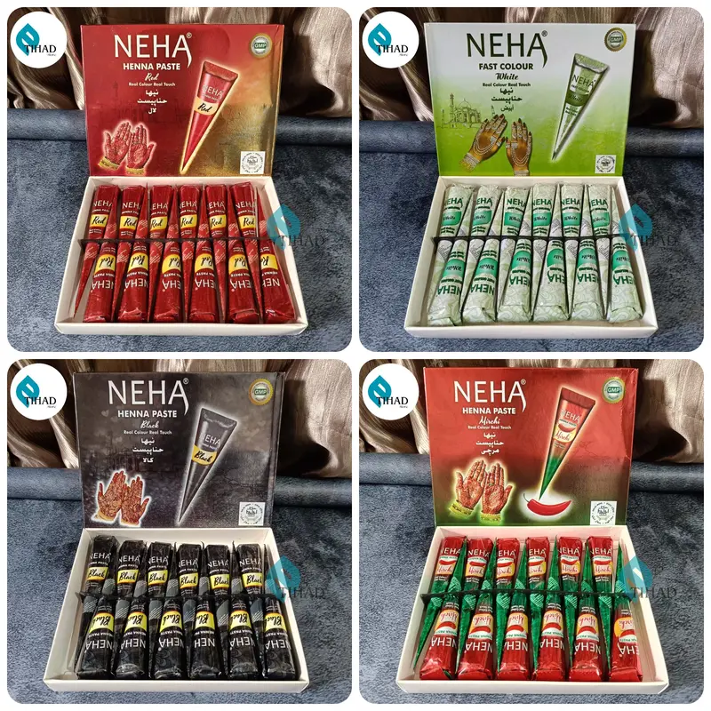 Pacar Henna NEHA PASTA ASLI Henna Neha Henna Kutek Halal Terlaris Henna NEHA Kerucut 1
