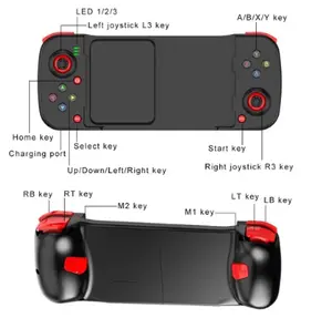 Gamepad Wireless Gamepad Compatible with Android & IOS - Rectracetable Controller Gamepad for Android Smart Tv Nintendo Switch