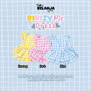 Baju kucing anjing bahan katun dress BPiE series / size S- XxL / baju kucing anjing kelinci lucu dan murah