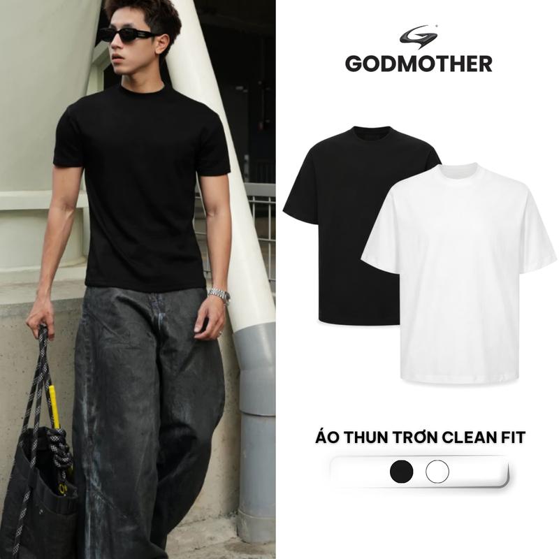 Áo Thun Trơn Clean Fit MARINES Áo Thun Unisex Co Giãn 4 Chiều Cổ Tròn Form Fit…