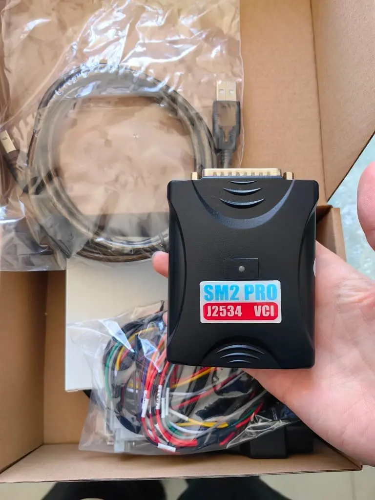 Alat Remap J2534 VCI ECU Programmer Scanmatic SM2 Pro + Dongle 67 in 1 untuk Mobil - Car