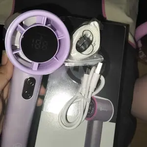 MIXIO GS-08 High-speed Portable Handheld Fan 4400MAH kipas angin Digital Display Turbo kipas tangan 17000Rpm