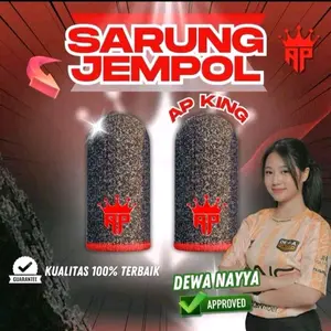 (Sarung Jempol Ap King X DEWA Nayya) Aksesoris Gaming Anti Keringat & Licin Untuk Game Free Fire & Mobile Legends By Andra ST