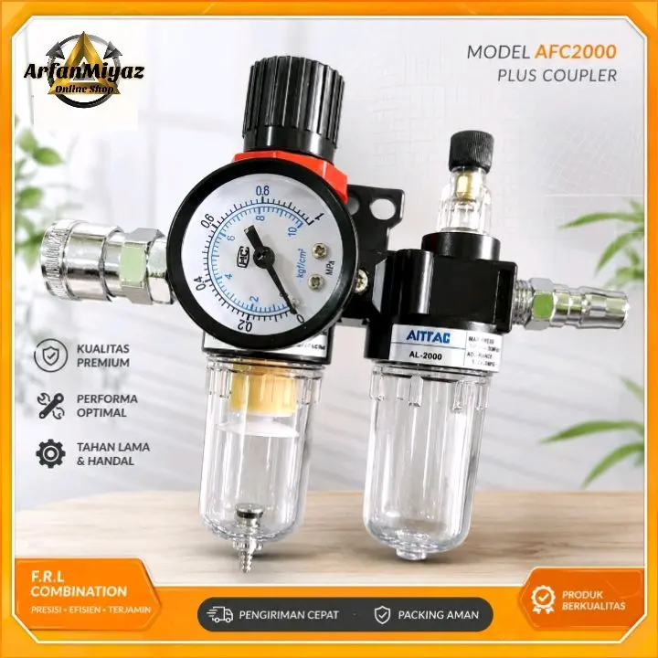 AIR FILTER AFC-2000 SARINGAN KOMPRESOR ANGIN PENGATUR TEKANAN UDARA