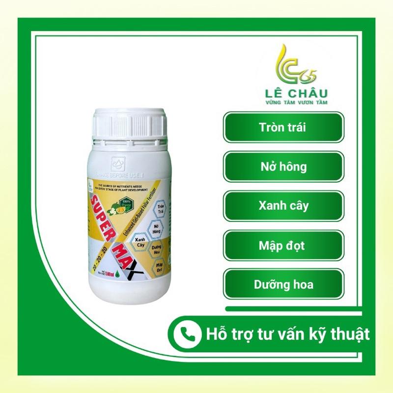 SUPER MAX - xanh cây- mập đọt- dưỡng hoa- nở hông- tròn trái 2