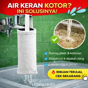 Filter Air Keran Kain Tebal Selobong Penahan Air Praktis Mudah Dicuci Awet Tahan Lama Cocok untuk PDAM Sumur Bor WTP Best Seller