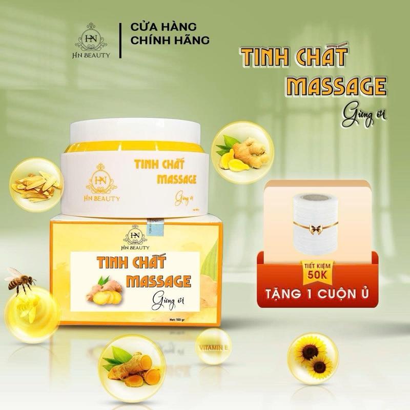 CHÍNH HÃNG COMBO KEM MASSAGE GỪNG - ƠI Mẫu cải tiến 250gram kênh làm đẹp Kim Tùng