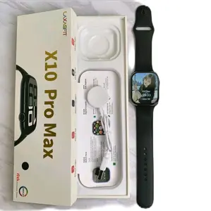 LuxmiX10 Pro Max Smartwatch dengan Fitur Kesehatan dan Kompatibilitas Bluetooth untuk Aktivitas Sehari-hari