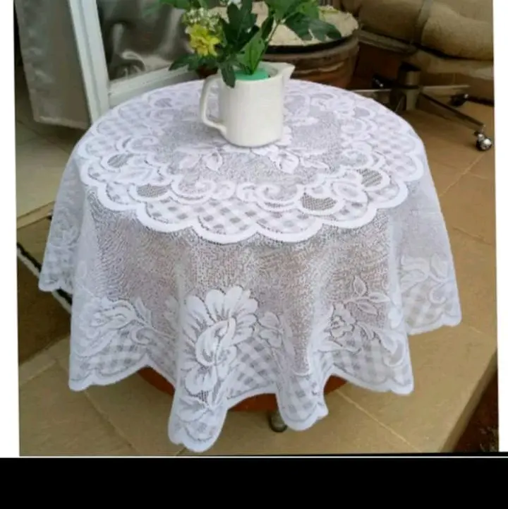 Taplak meja bundar/Taplak meja tamu oshin/Taplak meja teras 1