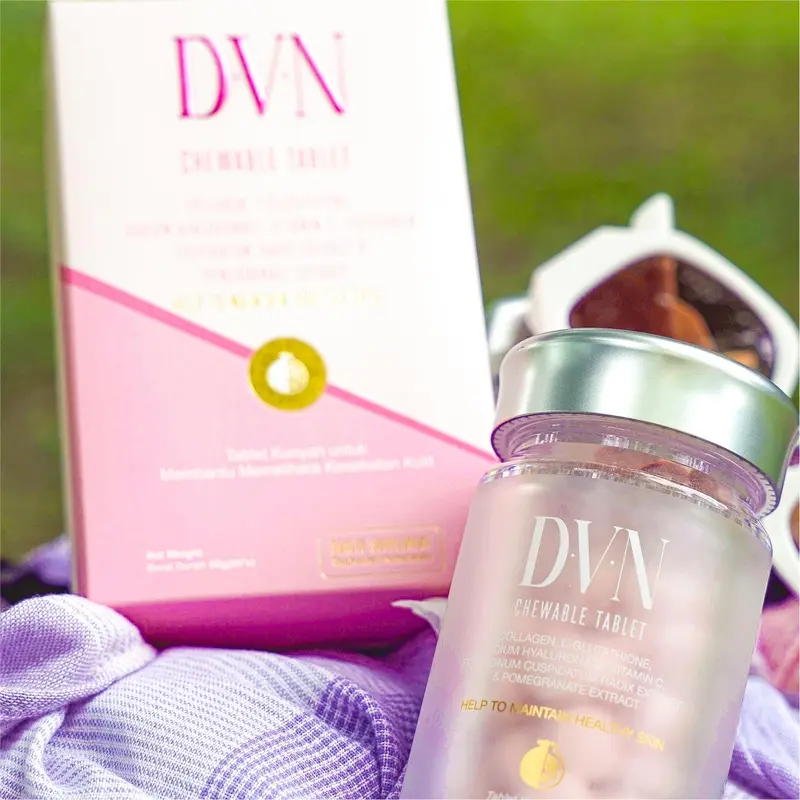 (AUTHENTIC) DVN Collagen Original | DVN Ori Asli 60 Tablet DVN COLLAGEN ORIGINAL ASLI BPOM HALAL 100% - F1 5
