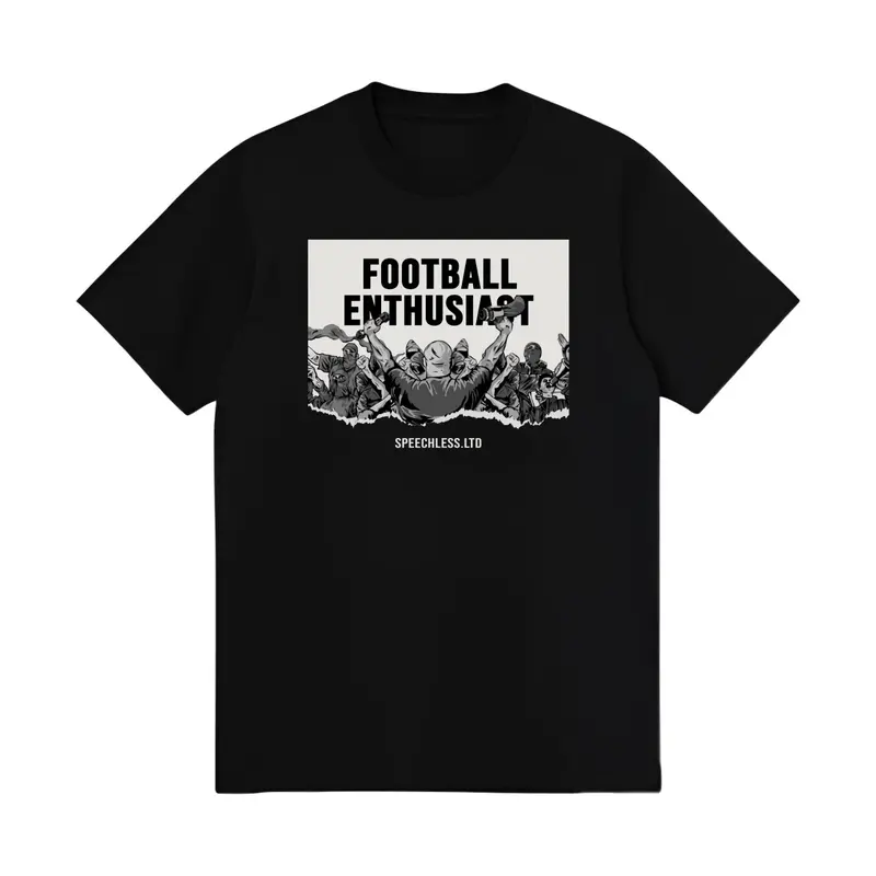 T-shirt Football Enthusiast | Tshirt casual | Tshirt Reguler | Cotton Combed 0
