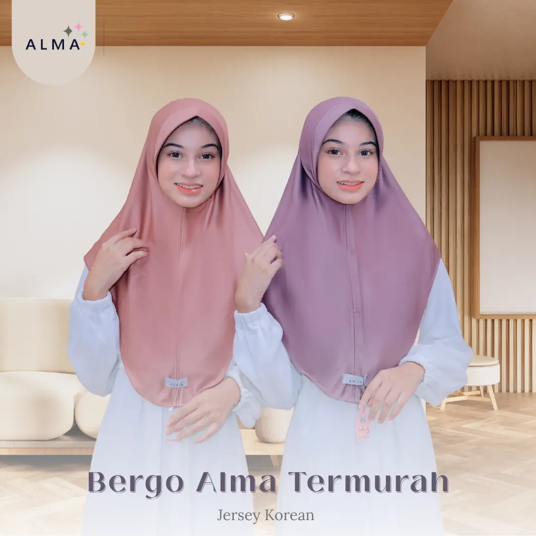 TERMURAH !!! Alma Bergo Daily Sporty Hijab // Bergo Hamidah M sporty By Alma