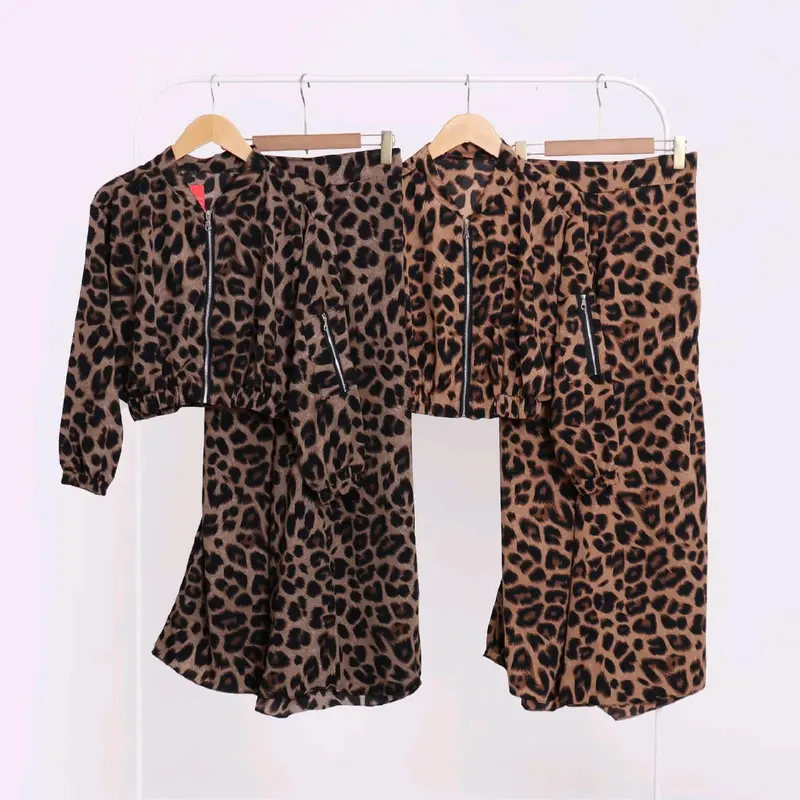 JLC Stelan macan sandy cargo celana kulot lebar  KD 790 Setelan Wanita 1